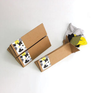 custom kraft vest packaging boxes for sustainable apparel brands