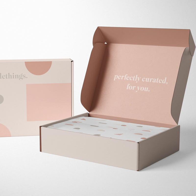 elegant custom sleepwear packaging boxes with pastel colors and minimal design for pajamas and loungewear