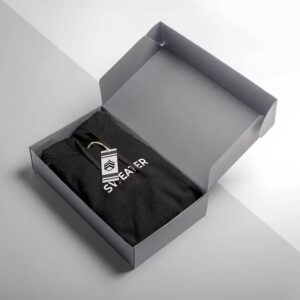 minimalist custom sweatshirt packaging boxes for hoodies and casual apparel