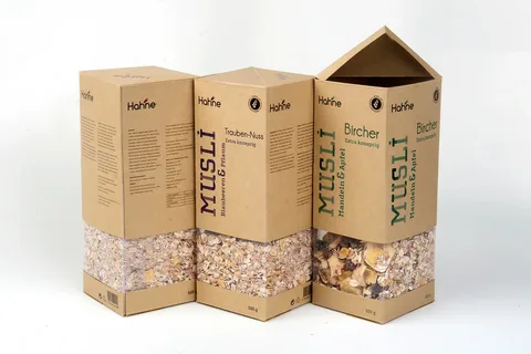 Example of cereal packaging with poor design choices and bad packaging design