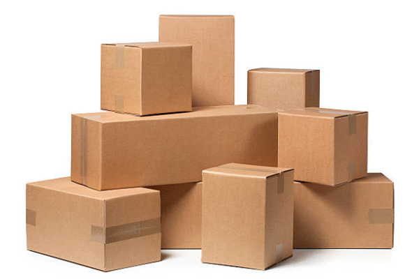 Group of different-sized carton boxes representing common packaging applications.