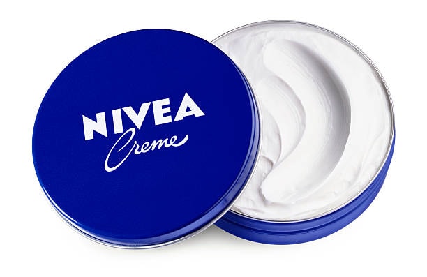 Classic brand packaging example of Nivea cream tin