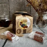 Rustic candy box with ineffective branding and bad packaging design