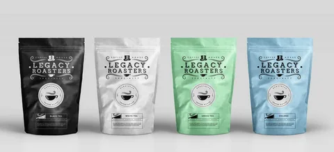 Sustainable coffee pouch designs highlighting packaging cost efficiency