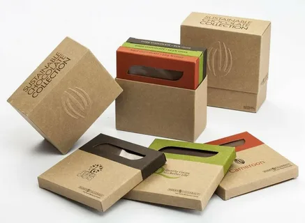 Collection of eco-friendly packaging sleeves showing creative cardboard sleeve design.