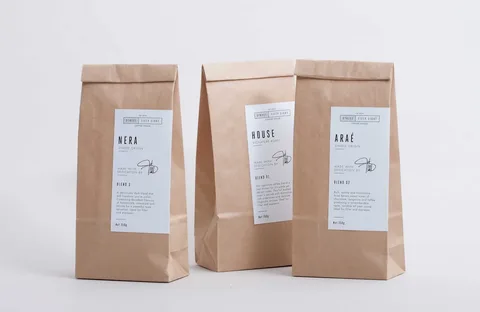 Eco friendly kraft paper coffee packaging for cost efficiency