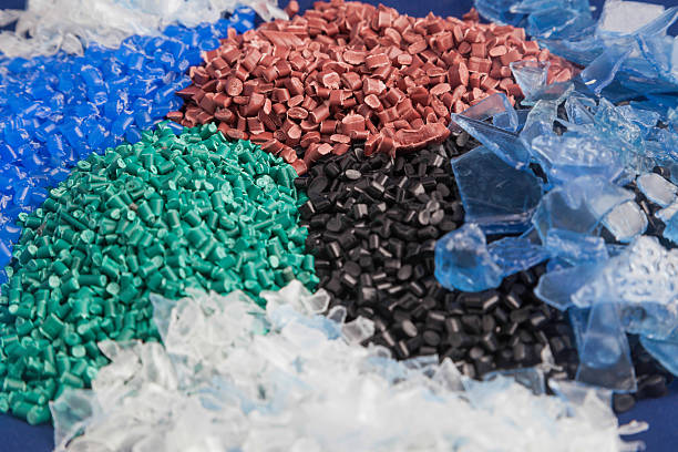 Recycled plastic materials used in coffee packaging for cost efficiency