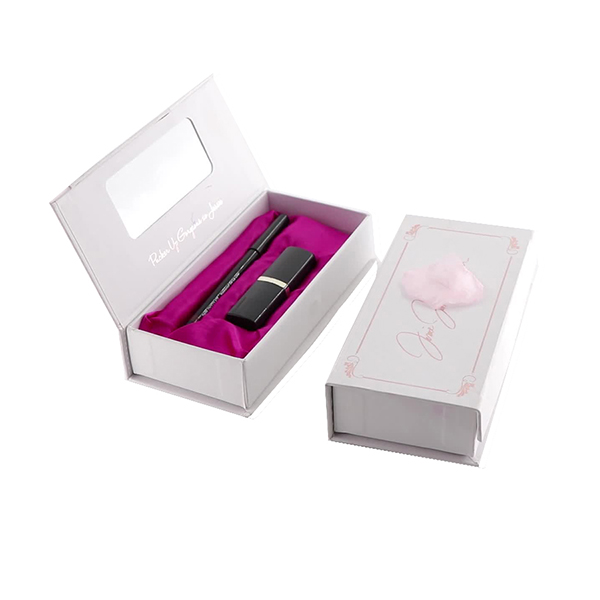 Custom lipstick boxes with rigid structure and tailored inserts for cosmetic brands