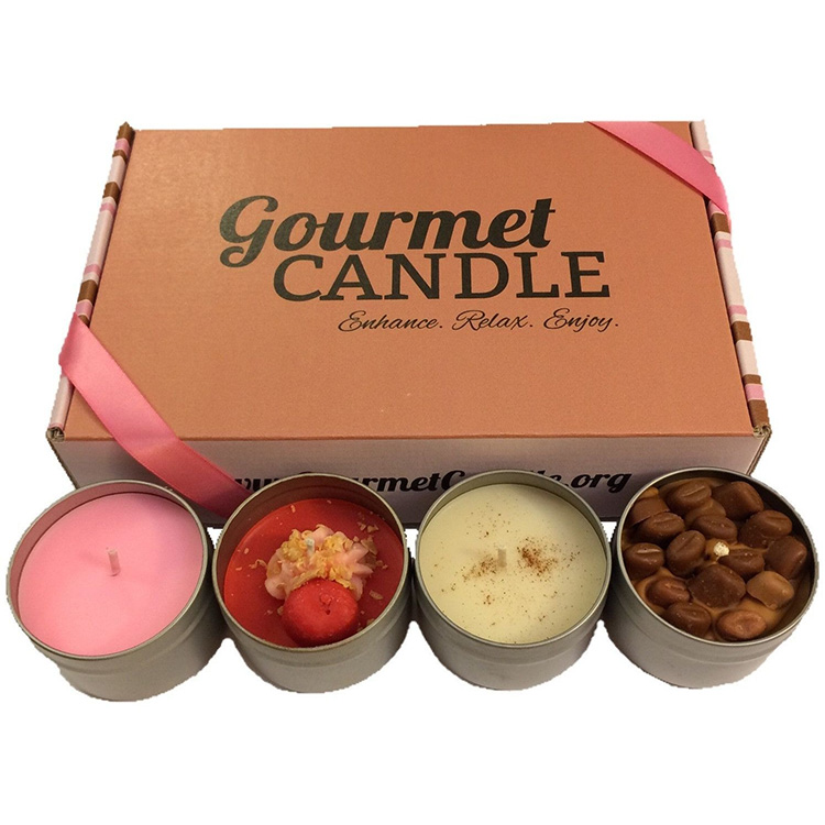 custom subscription candle packaging box for candle gift sets
