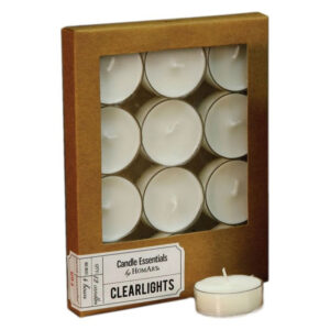 tea light candle packaging box with window for multiple tea light candles