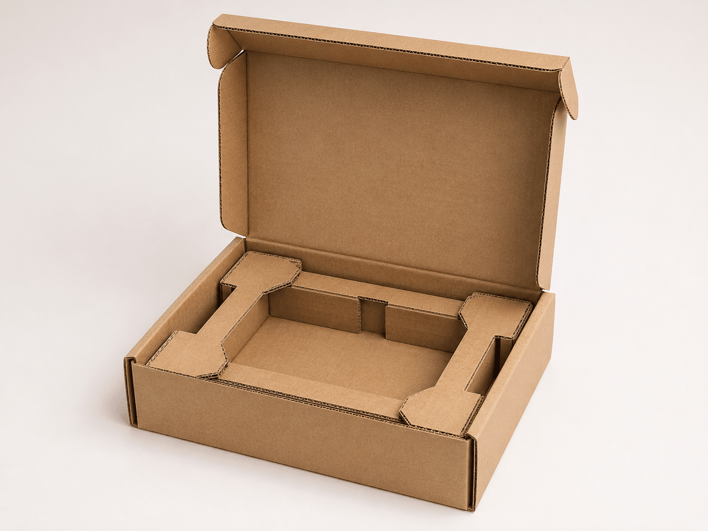 Custom Corrugated Box with Protective Cardboard Insert