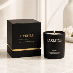 custom black candle boxes