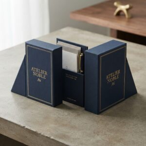 Custom Bookend Rigid Boxes for Premium Presentation Kits