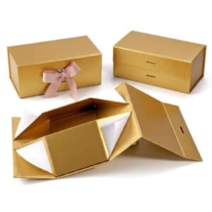 Custom Collapsible Rigid Boxes for Flat-Pack Gift Packaging