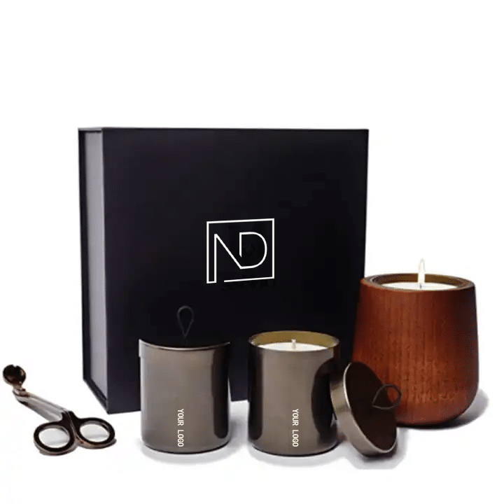 custom glass candle jars for private label brands
