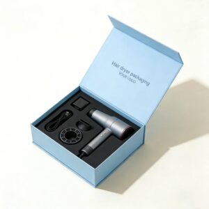 Custom Hair Dryer Packaging Boxes with Fitted Inserts