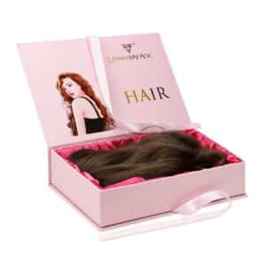 Custom Hair Extension Packaging Boxes for Bundles and Wefts