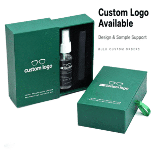 custom lens cleaning wipes packaging boxes wholesale