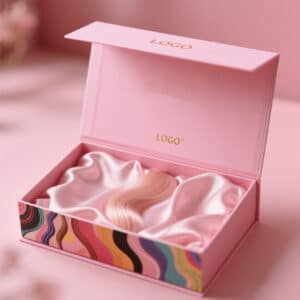 custom pink packaging boxes wholesale