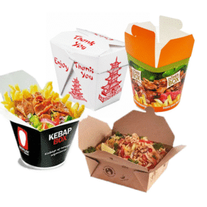 Custom Printed Chinese Takeout Boxes Wholesale