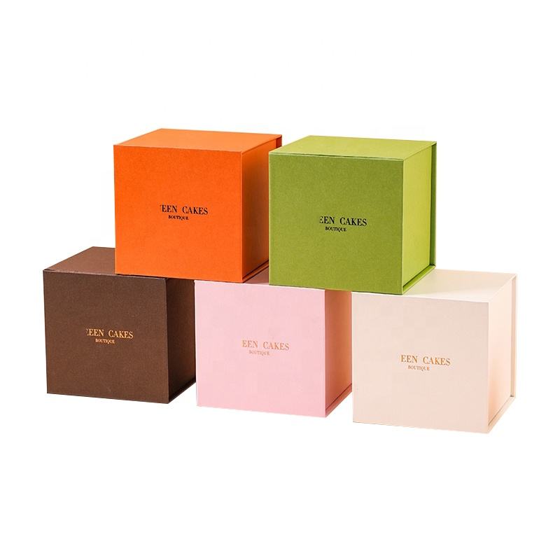 custom printed cube packaging boxes wholesale