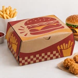 Custom Printed Fast Food Shipping Boxes Wholesale