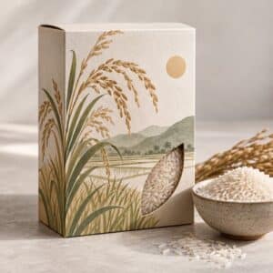 Custom Printed Rice Packaging Boxes Wholesale