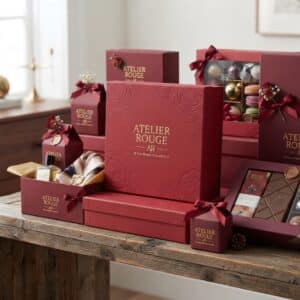 Custom Red Gift Boxes Wholesale for Retail Brands