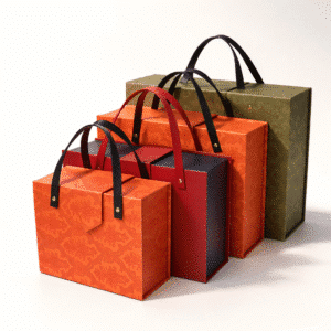 Custom Rigid Boxes with Handles for Luxury Gift Packaging