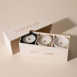Custom Rigid Candle Boxes with Fitted Inserts for Jars