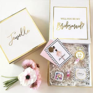 custom rose gold gift boxes with fitted lids