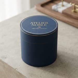 Custom Round Rigid Boxes for Candles and Premium Gifts