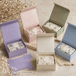 custom soap gift packaging boxes for branded soap sets