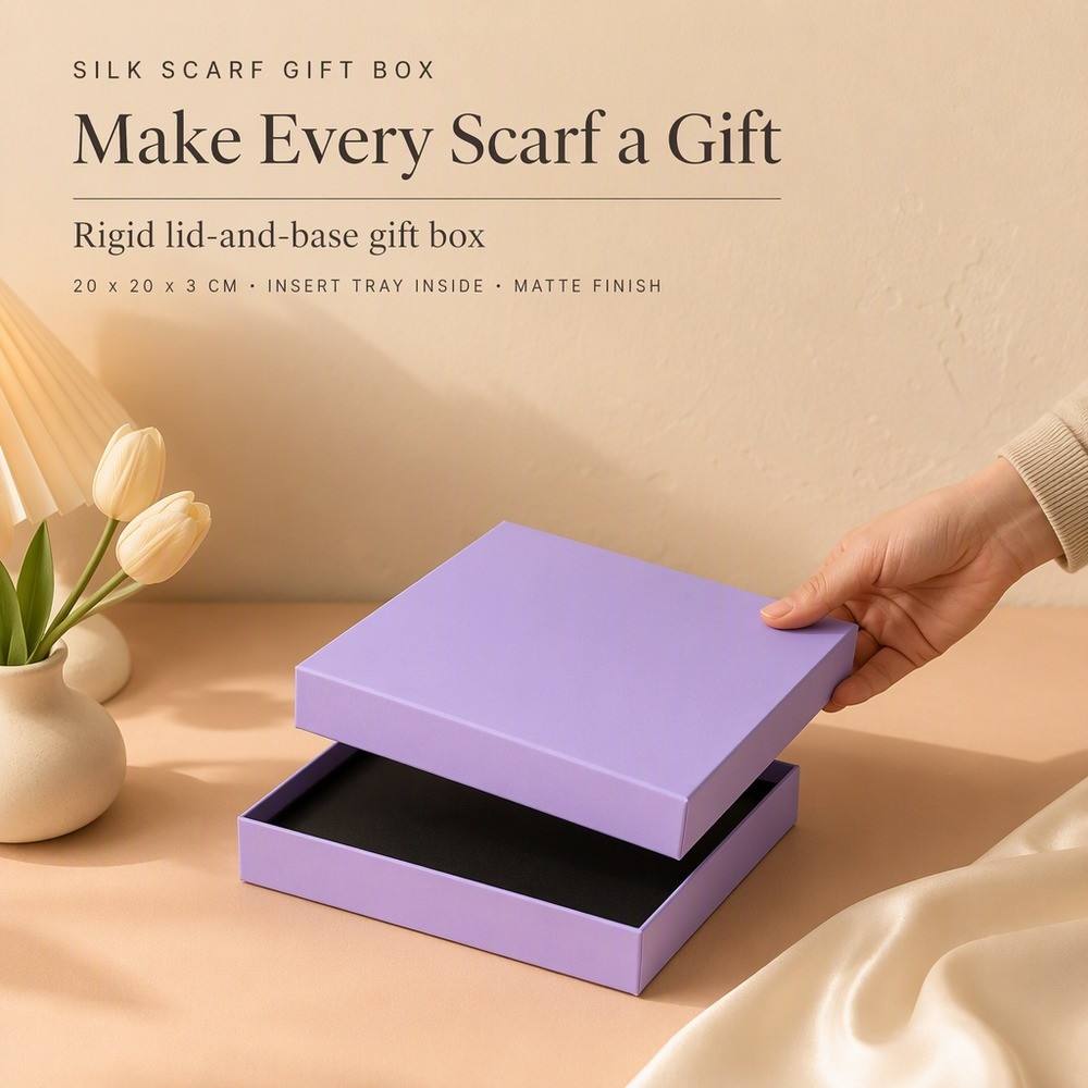 custom square gift boxes with lids and inserts