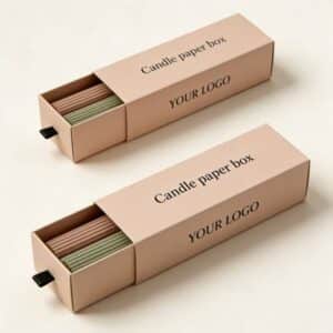 custom taper candle boxes