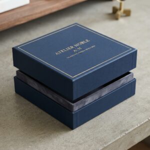 Custom Telescopic Rigid Boxes with Full-Depth Lid and Base