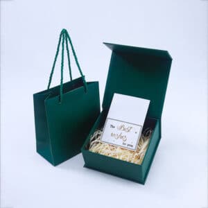 custom twist top gift boxes with interlocking closures