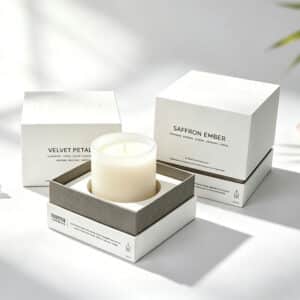 custom two piece candle boxes